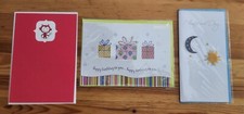   VINTAGE "BRAND NEW" 3 cards w/envelopes ALL Occasion " HUBBY  COLLECTION"