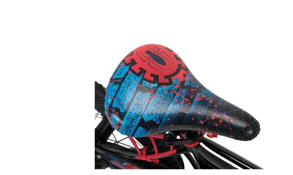 Bicicleta para niños Huffy Marvel Spider-Man 12 pulgadas - negra/azul/roja (72169) Foto 2 de 3