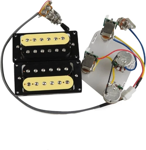 Humbucker Guitar Pickups Set 4C with 2V2T Wiring Harness for Gibson EPI Guitar