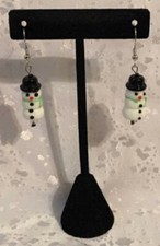 Disney Inspired Snowman Earrings Frozen Olaf Dangle Drop Winter Christmas Elsa