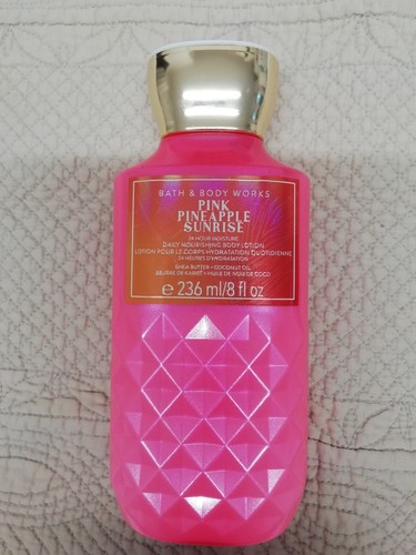 Bath &Body Works PINK PINEAPPLE SUNRISE LOTION WASH MIST Gift Set - Picture 8 of 10