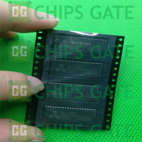 Lot De 5 Circuits Intégrés AS4C1M16E5-60JC - Boîtier 42 SOJ, Marque Alliance, Pour Réparation électronique