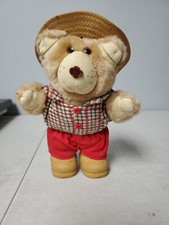 Vintage 1986 Furskins Bears Wendy s Toy Stuffed Plush Teddy 8in no tag