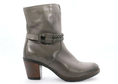 Women's Mid Calf Boots Heel Fashion Elegant Casual Gray Size 37 ($)