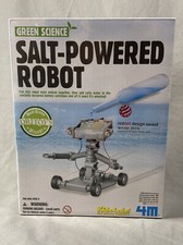 Salt Powered Robot Green Science 4M Kidz Labs; Amazing; BRAND NEW