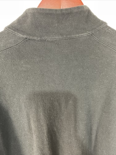 Eddie Bower Mens Large Black Fleese 1/4 Zip Pullover - Picture 7 of 7