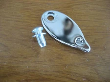 VINTAGE BMW R25-R69S, R50/5-/7 AND LATER CHROME STEERING LOCK COVER SET NEW 