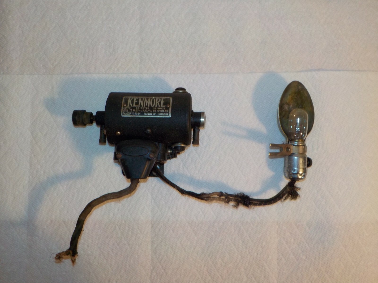 Vintage Kenmore Sewing Machine Motor E6354 Tested eBay