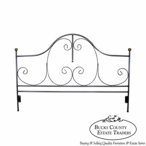 Charleston Forge Quality Iron King Size Headboard | eBay
