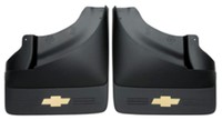 2007-2014 Silverado 3500hd Dually Rear Splash Mud Guards W/bowtie Logo 19212555 on sale 2007-2014 Silverado 3500hd Dually Rear Splash Mud Guards W/bowtie Logo 19212555 on sale