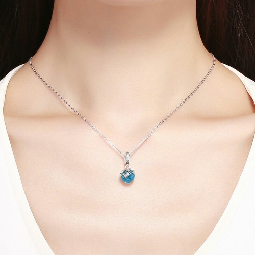New 925 Sterling Silver Dazzling Star & Night Sky Starry Charm Pendant Jewelry - Picture 20 of 119