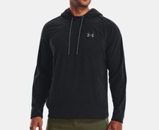 UNDER ARMOUR Men's POLARTEC FORGE KANGZIP Fleece Pullover - BLK - Medium - NWT