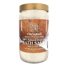 2 Dead Sea Collection 34.2 Oz Coconut Bath Salts With Aromatic Oils 100% Natural