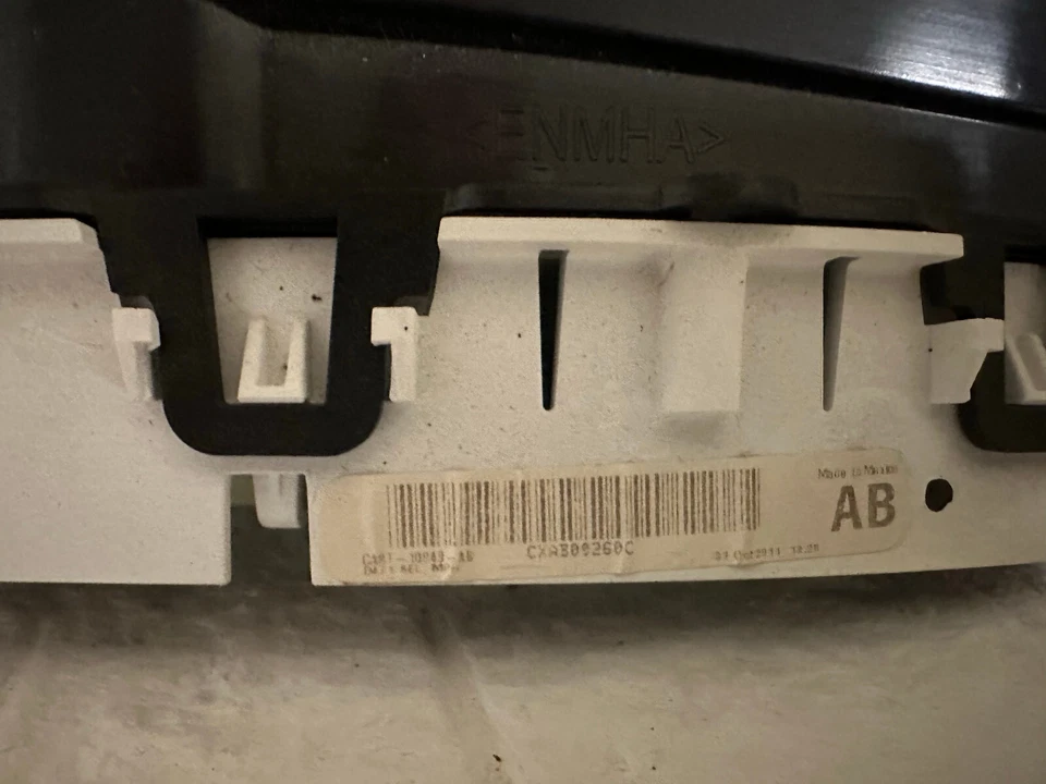 Cuadro de instrumentos velocímetro Ford Flex 2011 2012 indicadores de panel 182.255 millas Foto 3 de 3