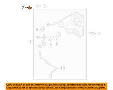 NISSAN OEM Taillight Tail Light-Rear-Combo Lamp Assembly Grommet 265572U000