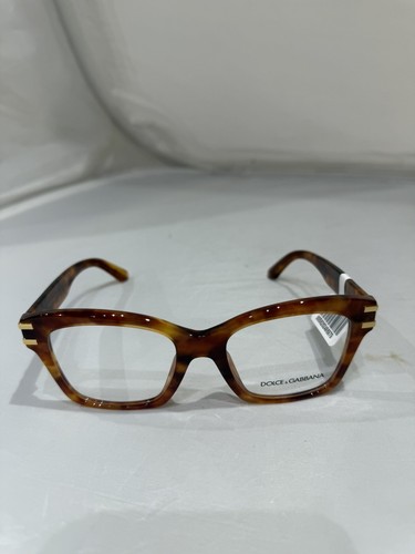 DOLCE & GABBANA DG3419 Camel Havana 54/19/145 Wide face