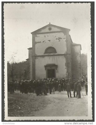 S. Benedetto Val di Sambro 10.5.1934 Madonna dei Fornelli at Mass photo 12 x 9