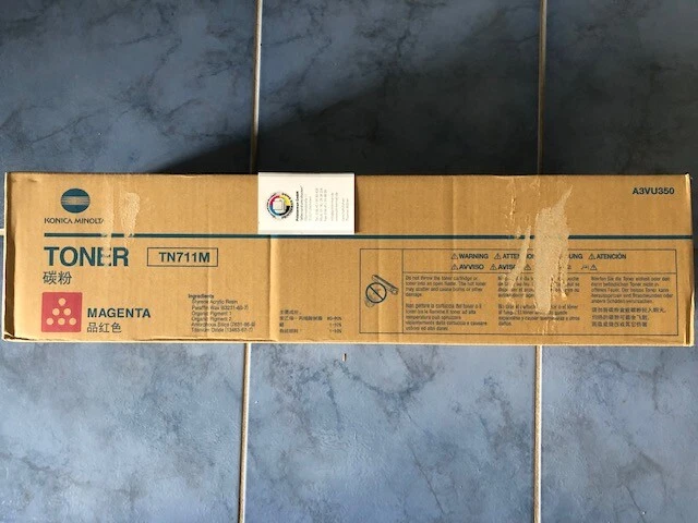 Tóner Konica Minolta A3VU350 TN711M Para Bizhub C654 C654E C754 C754E - Imagen 1 de 1