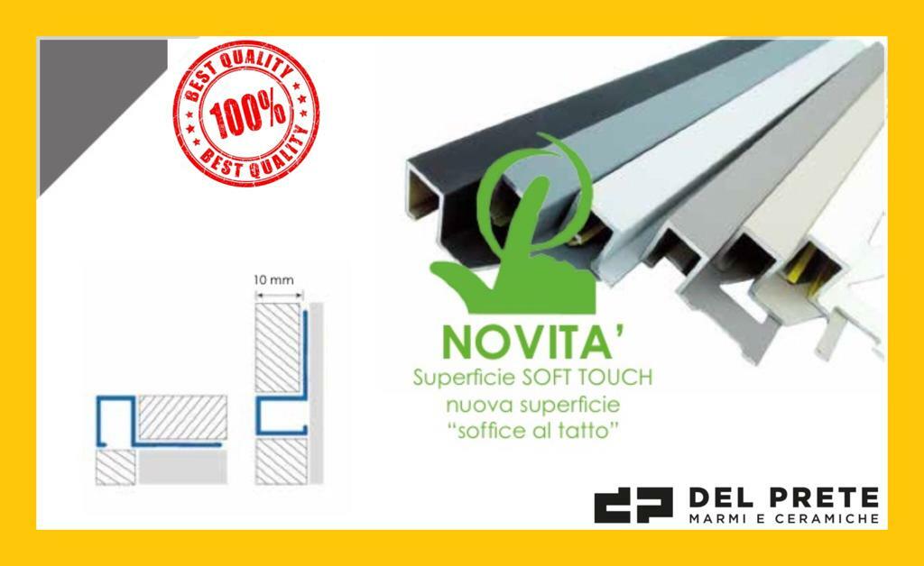 Profilo 'jolly' Per Rivestimenti Inox H. 10 Mm - Lucido - 2,50 Mt  3 Metri Lineari Arcansas 84364492 - Foto 11