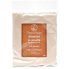 Rhassoul Ghassoul (Argile noire) en poudre Bio 100g
