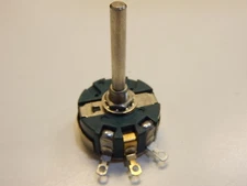 CLAROSTAT 20K OHM 4 WATT WW POTENTIOMETER LONG SHAFT HAM RADIO TUBE AUDIO AMP