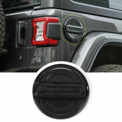Door Fuel Filler Cover Gas Tank Cap Trim For Jeep Wrangler JL 2018+ Accessories - Picture 3 of 9