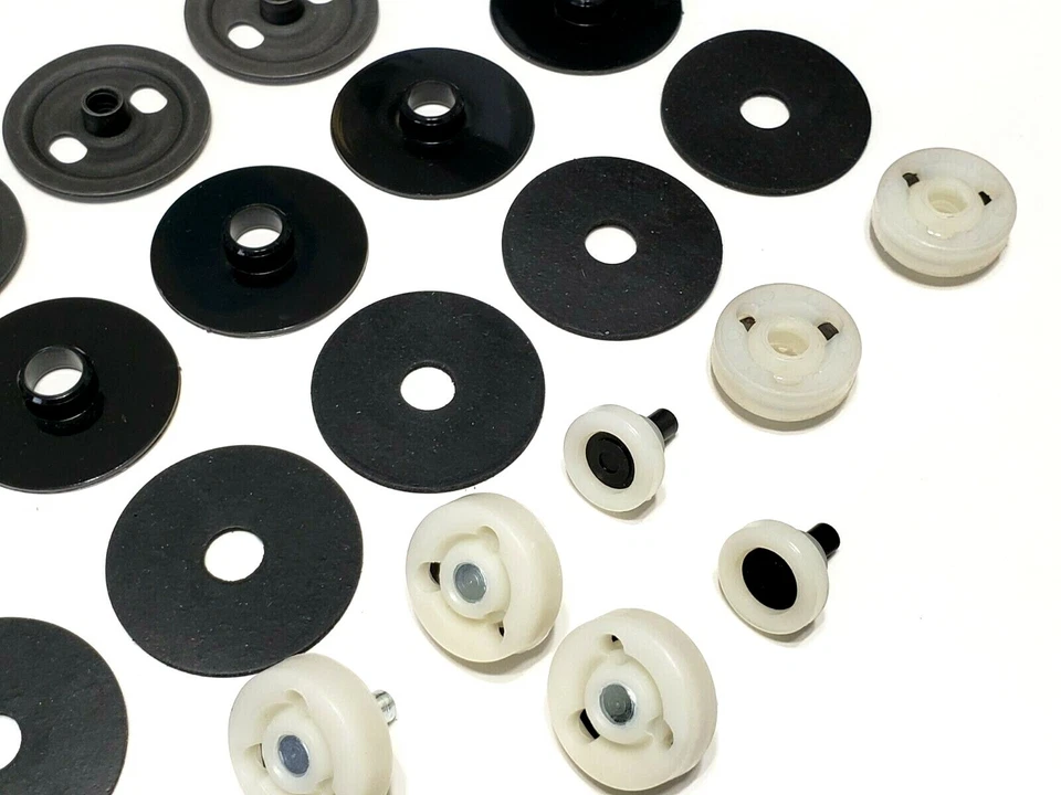 68-69 GM Door Glass Side Window Crank Regulator Guide Roller W/ Steel Nuts SJ - Image 3 of 4