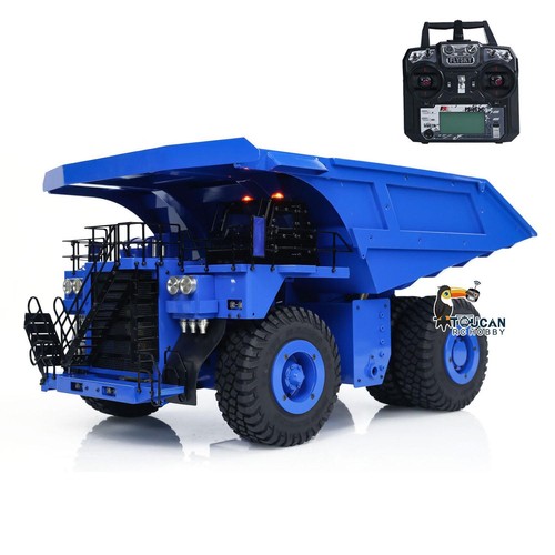 Camión minero hidráulico Metal 793D RC 1:20 control remoto volquete volquete modelo de coche - Imagen 6 de 24