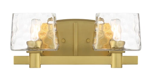 Minka Lavery Drysdale 2 Light Bathroom Vanity, Soft Brass - Picture 3 of 5