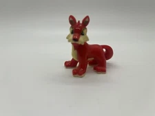 Neopets Red Lupe Figure Thinkway Toys Neo pet RARE Authentic Dog Wolf Fox