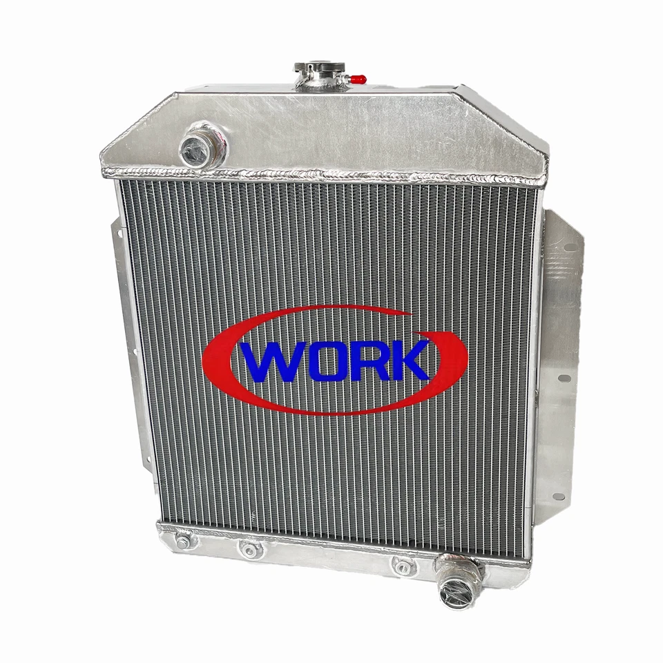 Radiador de aluminio para autos Ford Country Squire 1949-1953 sedán motor Chevy de 4,2 L Foto 3 de 4