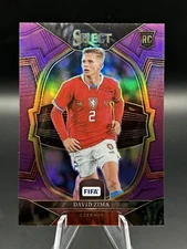2022-23 FIFA Select David Zima Rookie Purple Prizm /75 SP Czechia RC