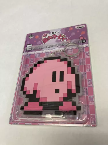 Banpresto Nintendo Kirby NES/SNES Style Pixelated Giant Figure Keychain 2016