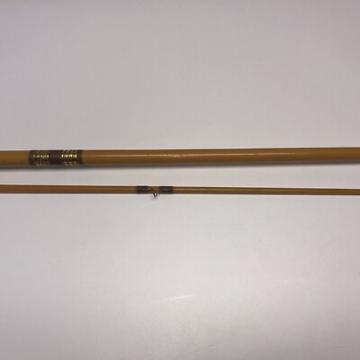 Vintage Wright & McGill Eagle Claw 8'6” Fly Rod 2 Piece Yellow