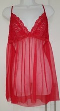 Linea Donatella Lingerie Baby Doll Sheer Nightie  Thong Size 3XL NEW