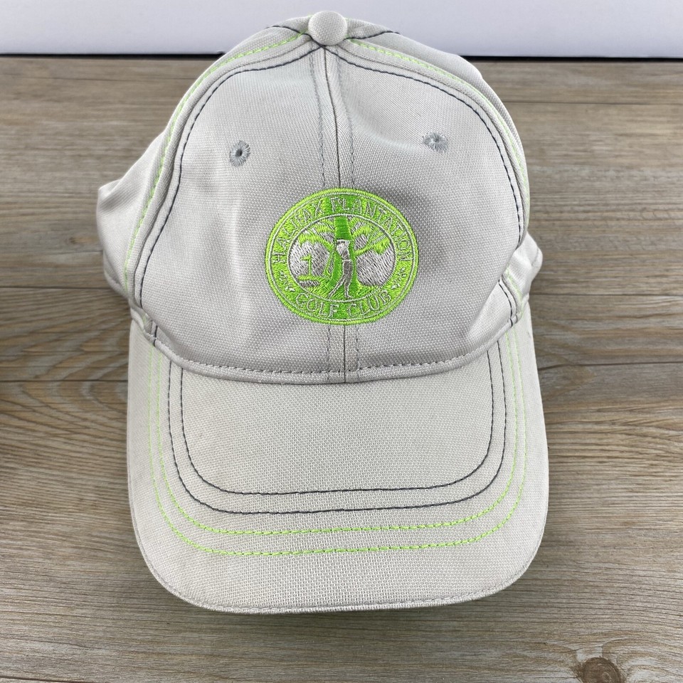 Halifax Plantation Golf Club White Hat Cap White Adjustable Hat Adult