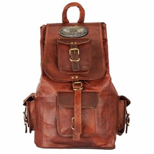 goat leather backpack