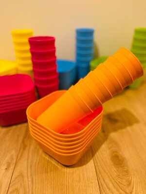 Kinder Schüssel und Tasse Set, Suppe Kunststoff Servierschale Party Event 
