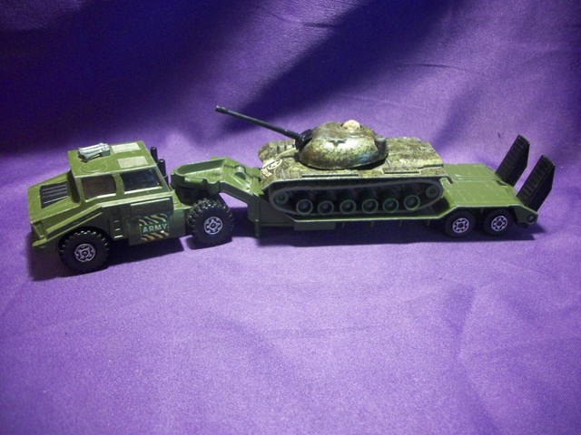 matchbox tank transporter