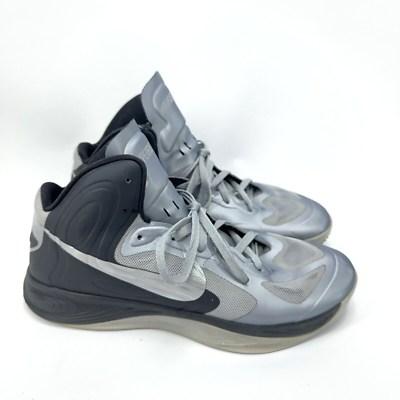 Mens Nike Zoom 525022-003 Hi-Top Silver Gray Basketball  display picture 2