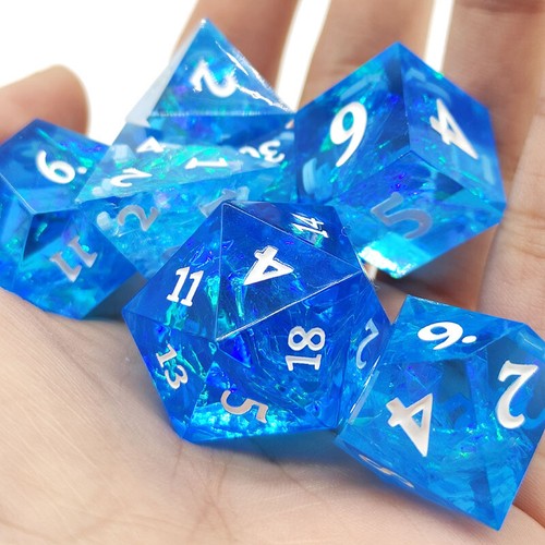 7pcs Polyhedral Dice Sets For Role Playing Party Game RPG - Picture 21 of 32