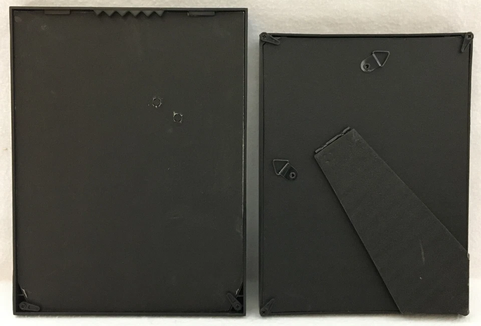 Lote de 5 Marcos de Fotos Surtidos Plástico Negro Pared Y Independientes Algunos NUEVO Foto 3 de 4