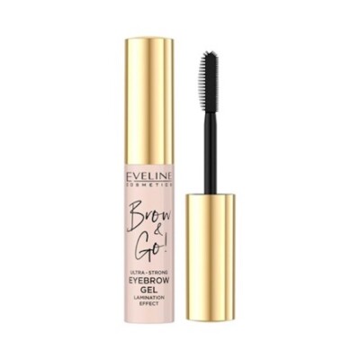 Eveline Brow & Go Ultra Strong Augenbrauen Transparent Gel - Laminierungseffekt 6ml
