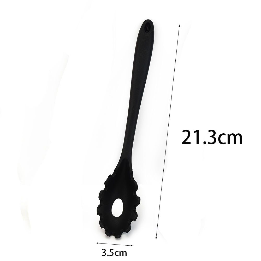 2 Pcs Long Handle Slotted Spoon Tooth Design Noodle Spoon Kitchen eBay