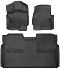 Husky Liners 94041 Weatherbeater Floor Liners for 15-25 Ford F-150 Crew Cab