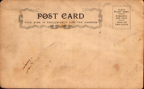 POTTSTOWN PA -ST ALOYSIUS RC CHURCH &CHRIST EPISCOPAL CHURCH c.1908 POSTCARD B71 - Picture 2 of 2