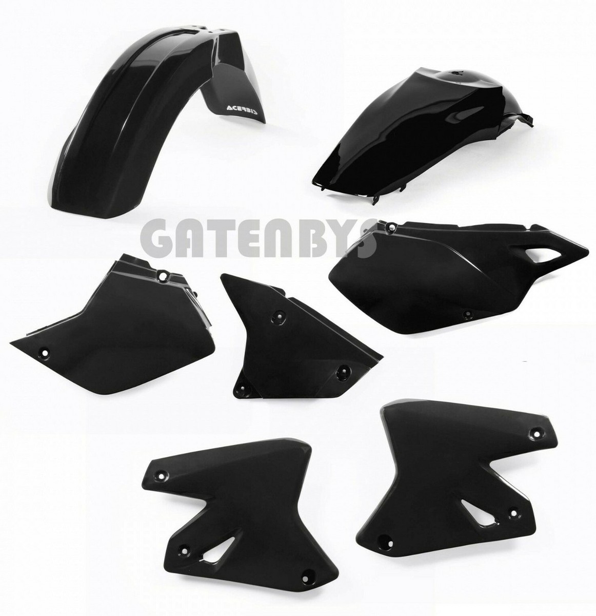 Acerbis Plastics Kit Suzuki DRZ400 SM/E/S Fender Mudguard Side