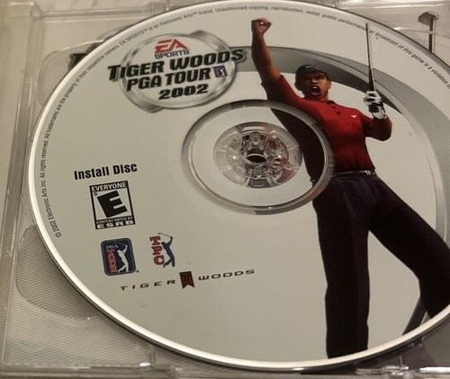 EA Sports Tiger Woods: PGA Tour 2002 (2 Disc Set, Golf Game, 2002) - Picture 2 of 4