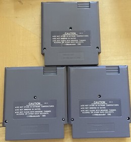 Three(3)Games: Bayou Billy, Legacy of the Wizard, Wood & Water Rage NES Nintendo