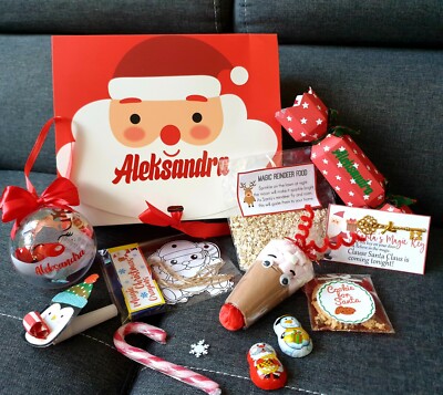 Personalised Kids/Children Christmas Eve Box Filled Xmas Eve